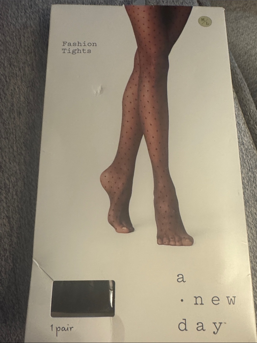 a new day Black Polka Dot Fashion Tights